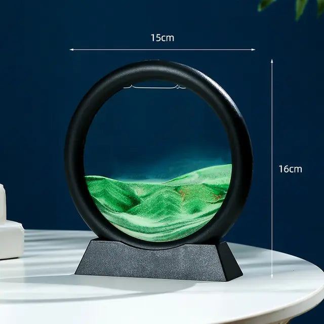 Moving Sand Art Frame – Calming Zen Desk Decor