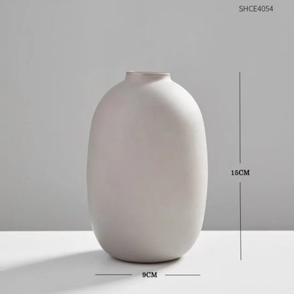 Modern Clear Glass Vase – Minimalist Flower Vase for Home