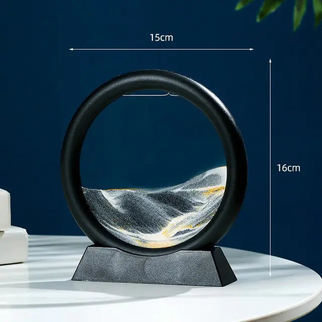 Moving Sand Art Frame – Calming Zen Desk Decor