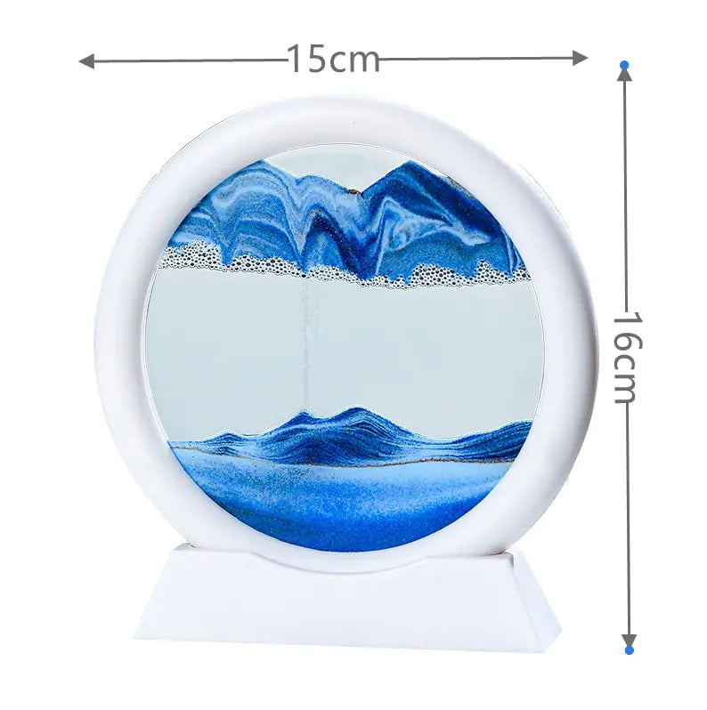 Moving Sand Art Frame – Calming Zen Desk Decor