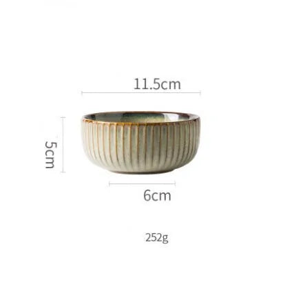 Japanese Ceramic Plates & Rice Bowl Set – Asian Tableware