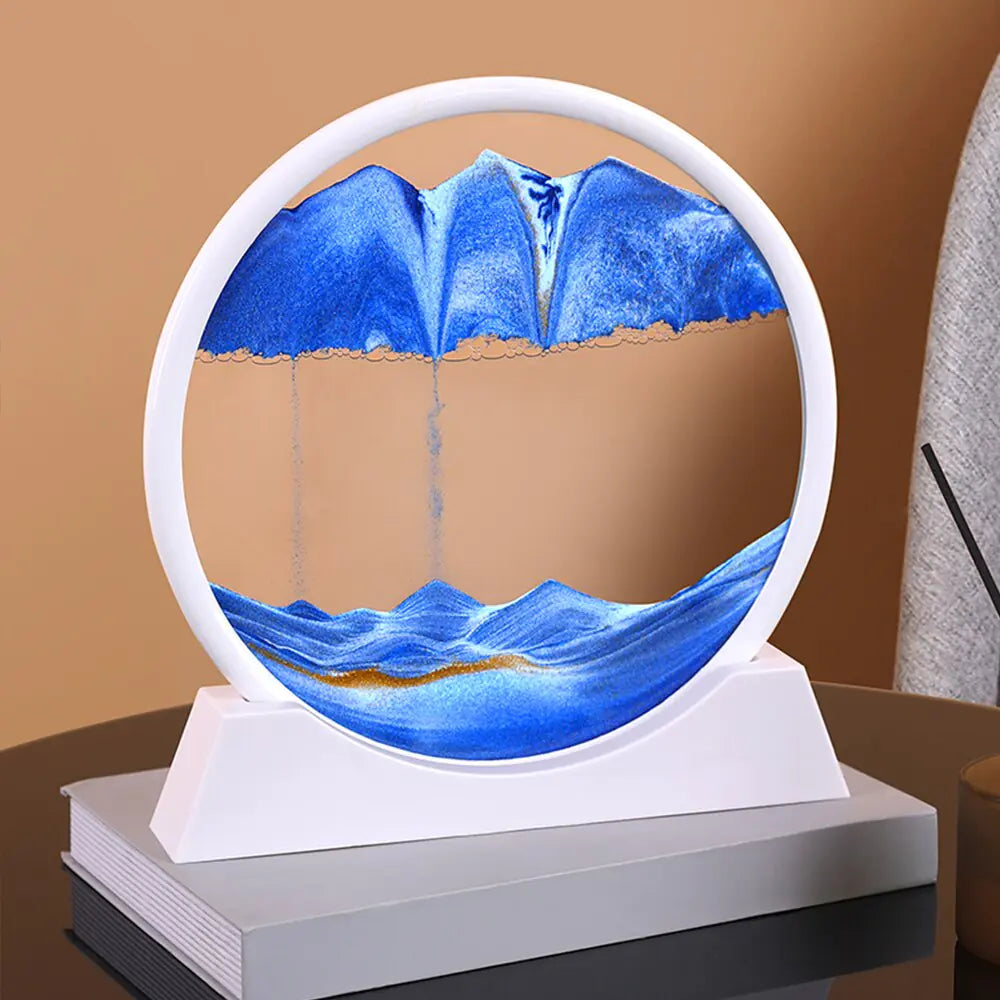 3D Moving Sand Art Picture – Relaxing Desk Decor