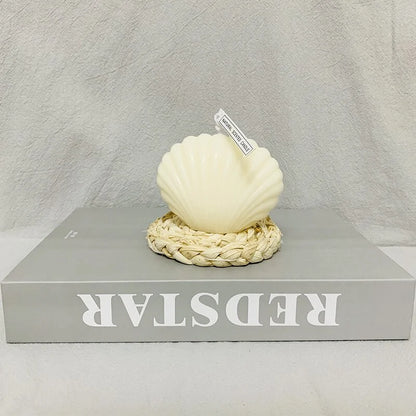 Seashell Candle – Decorative Coastal Home Decor & Gift Idea