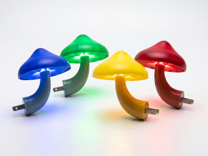 Mushroom Night Light with Motion Sensor – Kids Bedroom Lamp