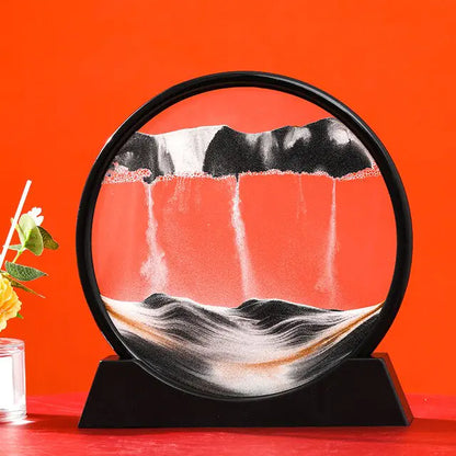 3D Moving Sand Art Picture – Relaxing Desk Decor
