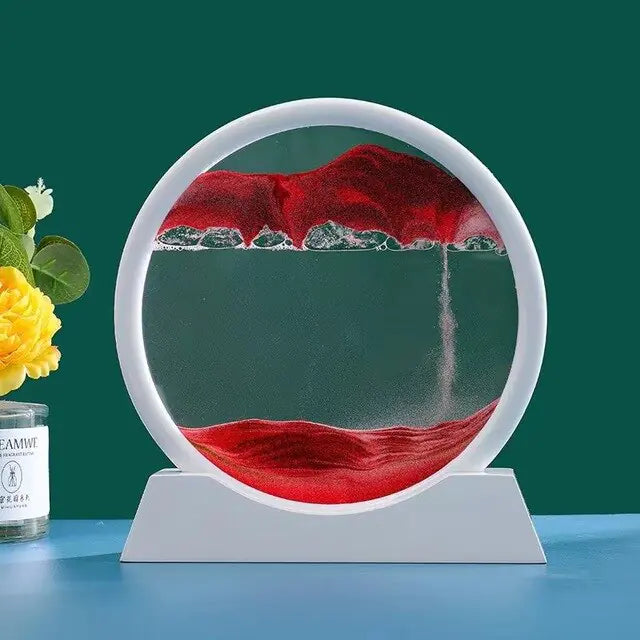 3D Moving Sand Art Picture – Relaxing Desk Decor