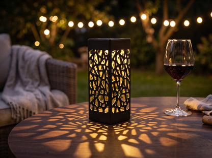Vintage Solar Garden Lantern – Waterproof Outdoor Path Light
