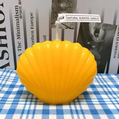 Seashell Candle – Decorative Coastal Home Decor & Gift Idea