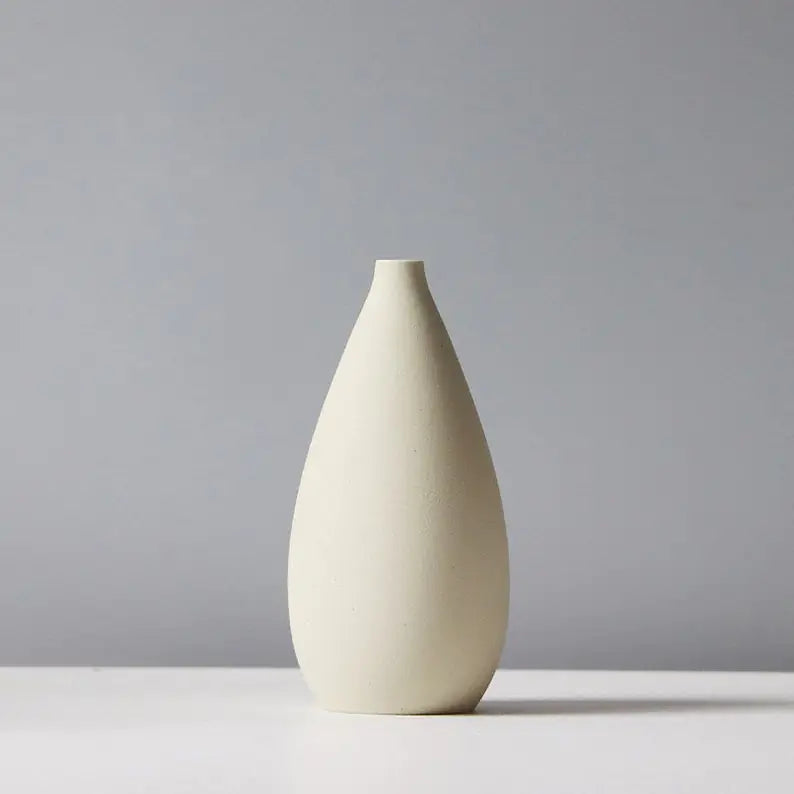 Nordic Ceramic Vase Set – Minimalist Home Decor Pieces