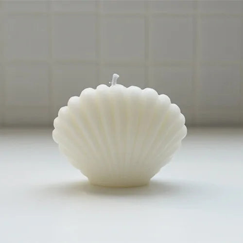 Seashell Candle – Decorative Coastal Home Decor & Gift Idea