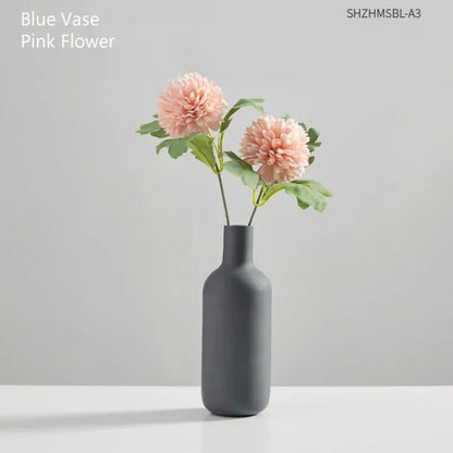 Modern Clear Glass Vase – Minimalist Flower Vase for Home