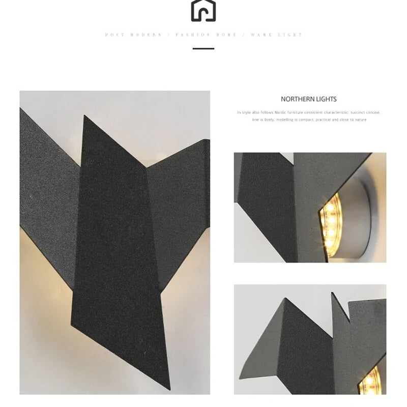 Iron Bird Wall Sconce – Nordic Decorative Wall Lamp