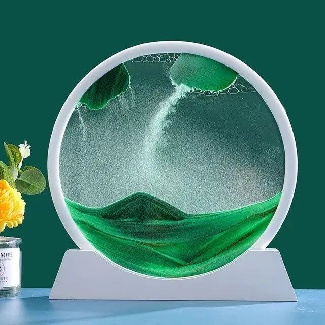 3D Moving Sand Art Picture – Relaxing Desk Decor