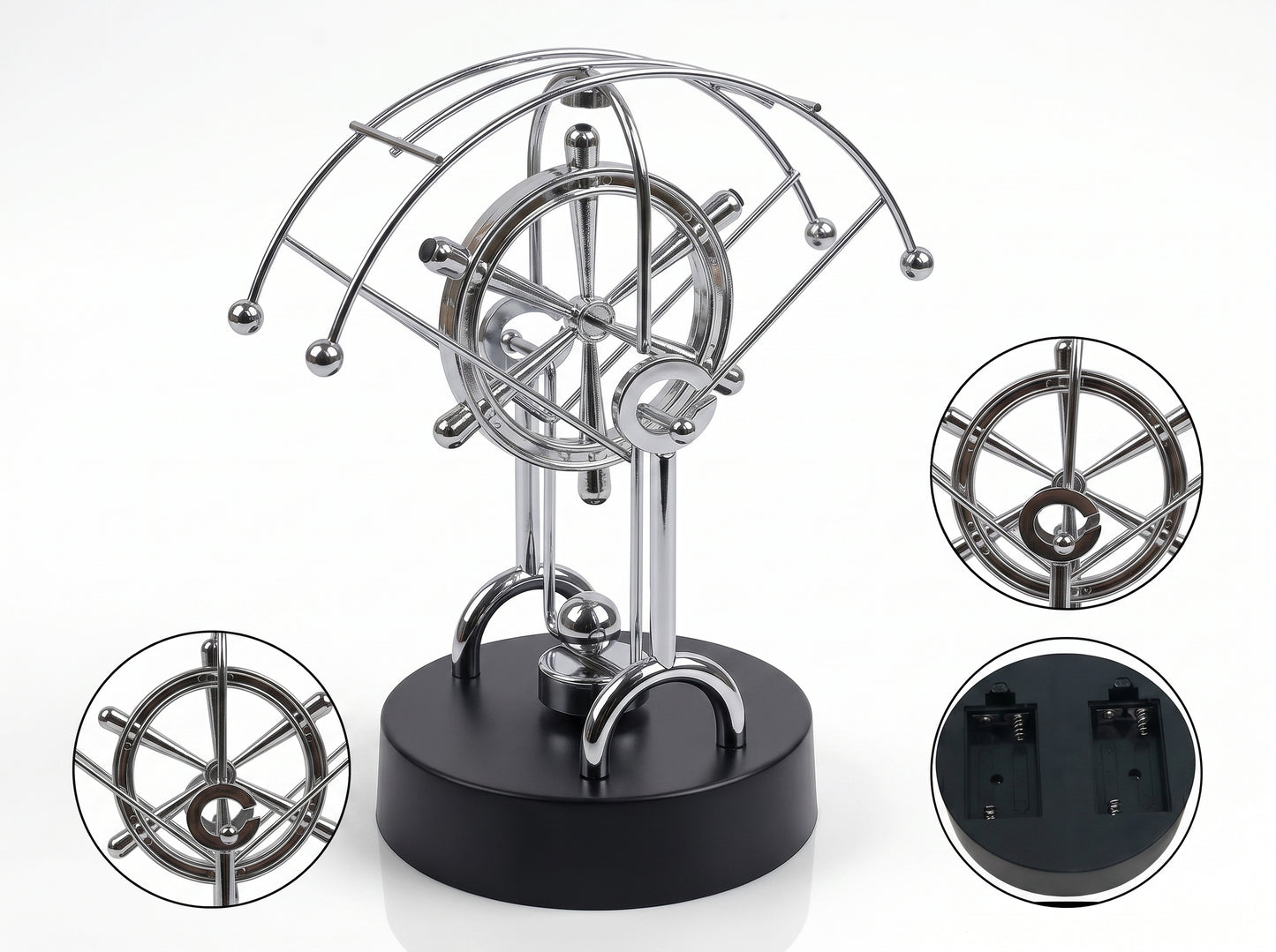 Mini Newton's Cradle – Desk Pendulum Decor & Office Gift