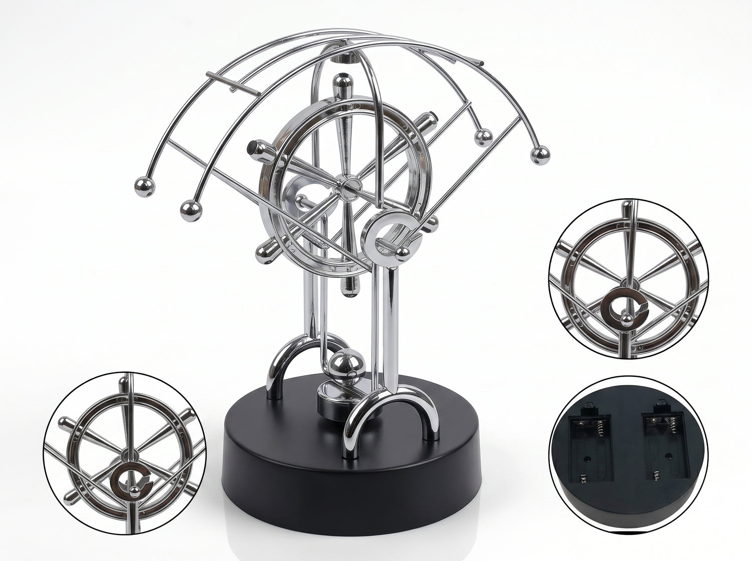 Mini Newton's Cradle – Desk Pendulum Decor & Office Gift