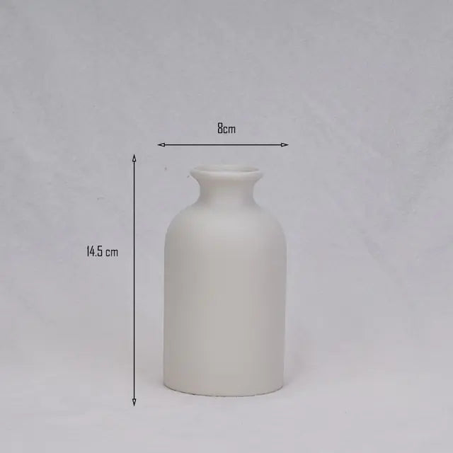 Modern Ceramic Vase – Minimalist Flower Vase in 9 Colors