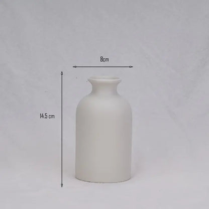 Modern Ceramic Vase – Minimalist Flower Vase in 9 Colors