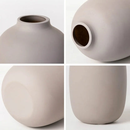 Modern Clear Glass Vase – Minimalist Flower Vase for Home
