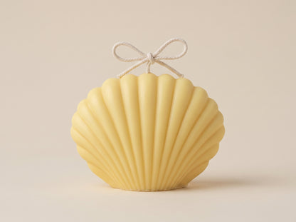 Seashell Candle – Decorative Coastal Home Decor & Gift Idea