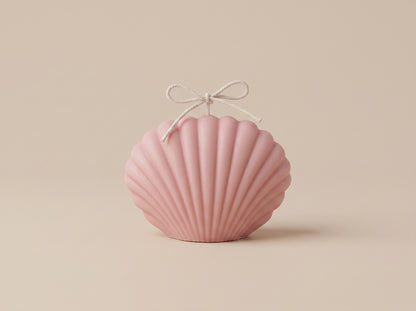 Seashell Candle – Decorative Coastal Home Decor & Gift Idea