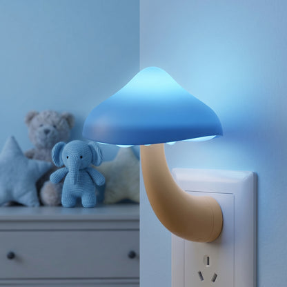 Mushroom Night Light with Motion Sensor – Kids Bedroom Lamp