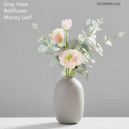 Modern Clear Glass Vase – Minimalist Flower Vase for Home