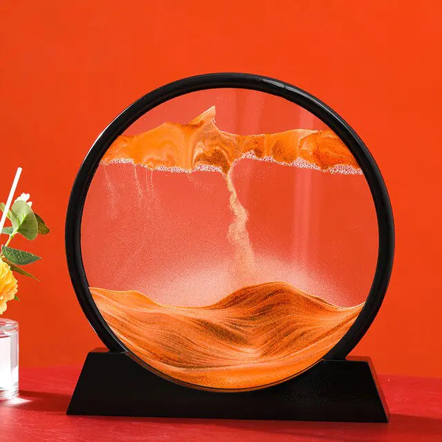 3D Moving Sand Art Picture – Relaxing Desk Decor