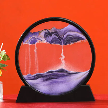 3D Moving Sand Art Picture – Relaxing Desk Decor