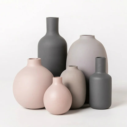Modern Clear Glass Vase – Minimalist Flower Vase for Home