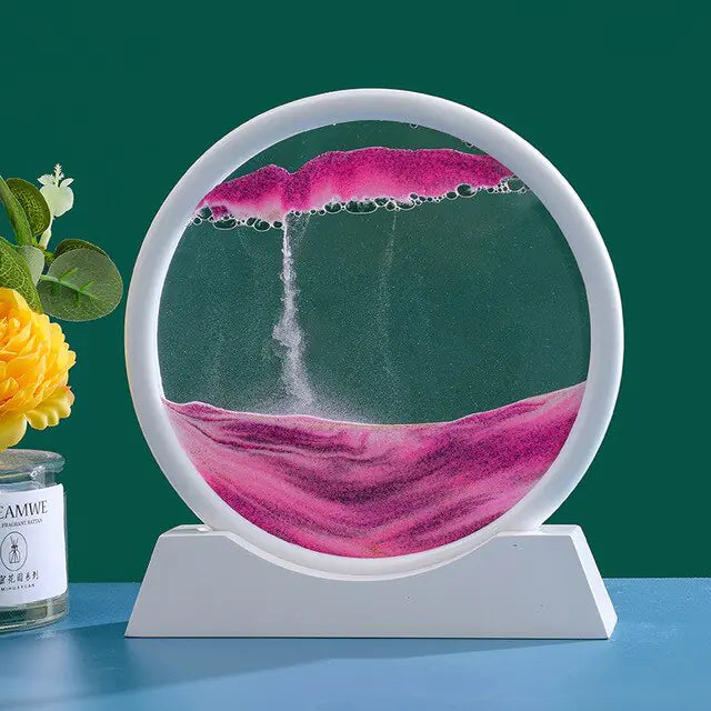 3D Moving Sand Art Picture – Relaxing Desk Decor