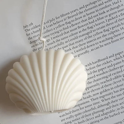 Seashell Candle – Decorative Coastal Home Decor & Gift Idea