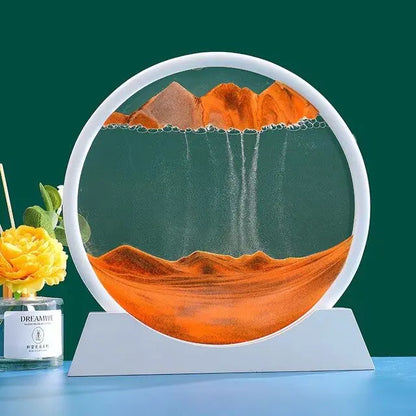 3D Moving Sand Art Picture – Relaxing Desk Decor