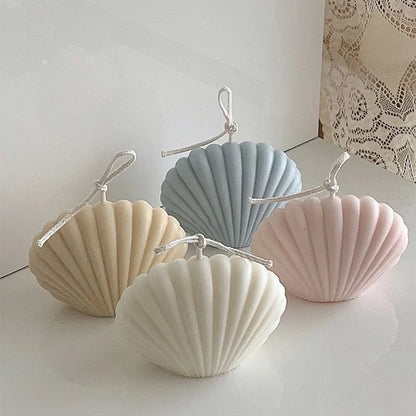 Seashell Candle – Decorative Coastal Home Decor & Gift Idea