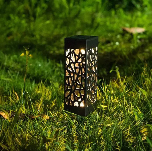 Vintage Solar Garden Lantern – Waterproof Outdoor Path Light