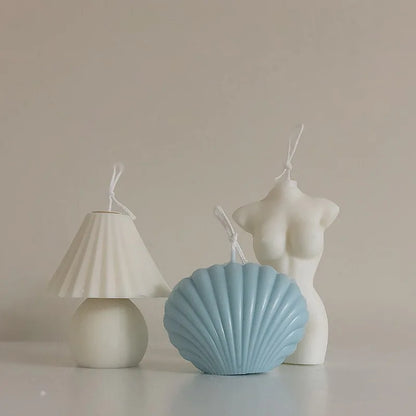 Seashell Candle – Decorative Coastal Home Decor & Gift Idea