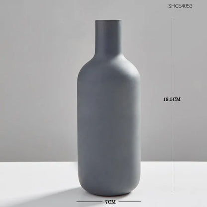 Modern Clear Glass Vase – Minimalist Flower Vase for Home