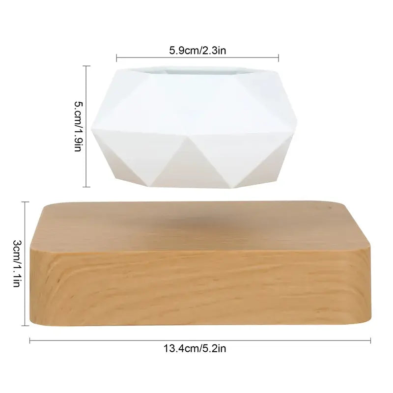 Levitating Plant Pot – Magnetic Floating Planter for Desk Decor