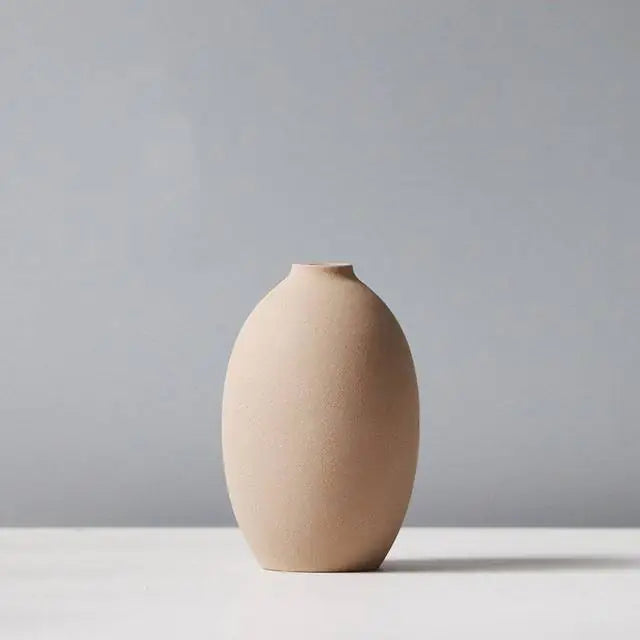 Nordic Ceramic Vase Set – Minimalist Home Decor Pieces