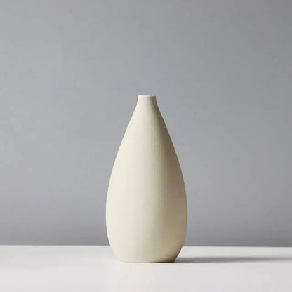 Nordic Ceramic Vase Set – Minimalist Home Decor Pieces