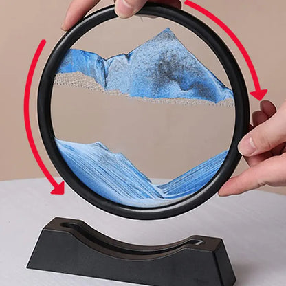 3D Moving Sand Art Picture – Relaxing Desk Decor