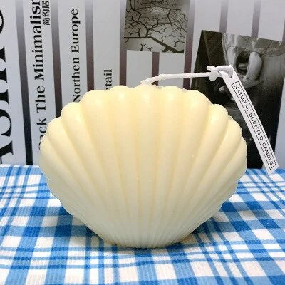 Seashell Candle – Decorative Coastal Home Decor & Gift Idea